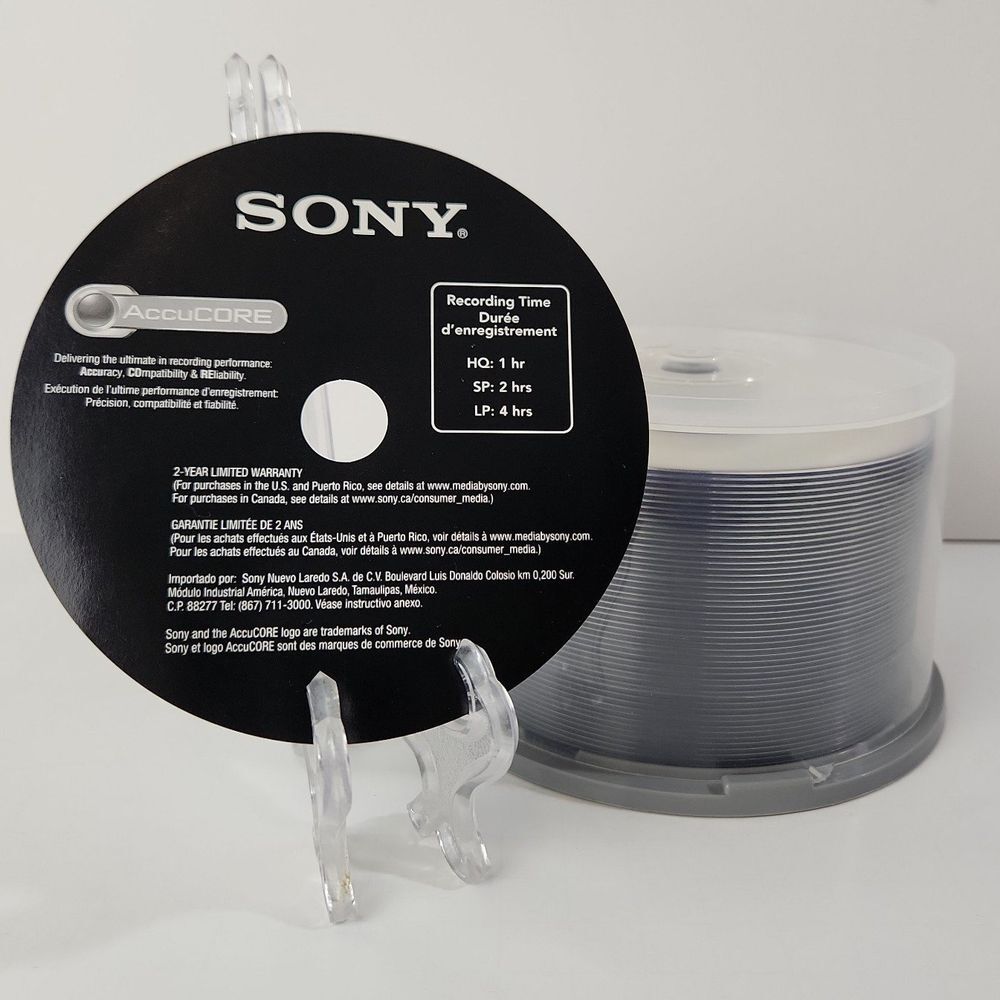 New Sony AccuCORE DVDR 120 min 4.7GB‎ Disks